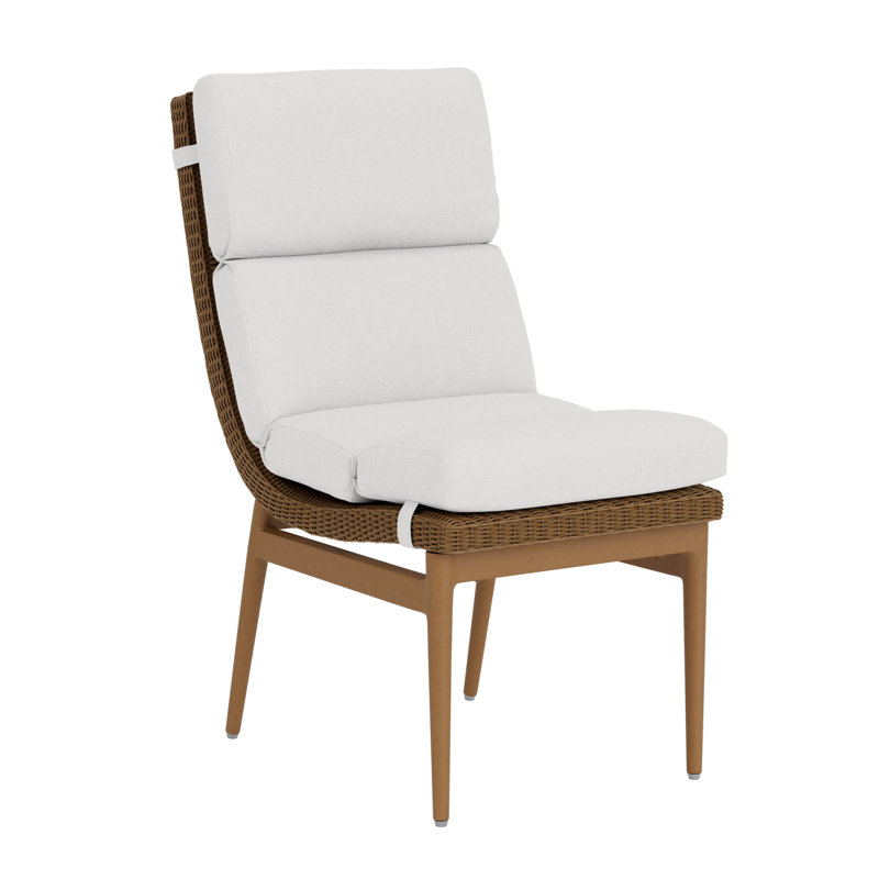 Outdoor Dining Side Chair, Hickory
