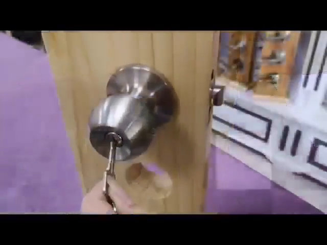 Polished Brass Single Cylinder Deadbolt Entry Knob Set