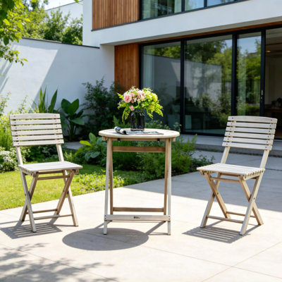 Floyd Acacia Patio Dining Set with