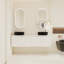 Ensemble de meuble-lavabo mural 60 po avec lavabo en céramique Dalmahoy-2046881502-2075577846