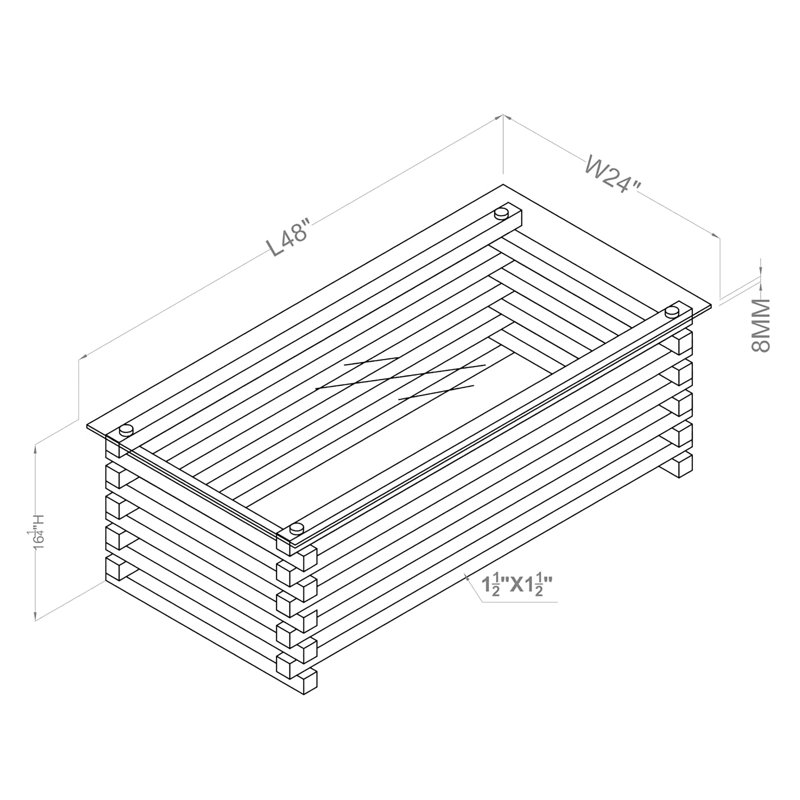 Table basse Fiecke