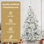 Artificial Hinged Christmas Tree with 300 LEDs PVC-927996976-927996978