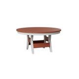 Berlin Gardens Harbor Regular Top With White Base Round Bar Table