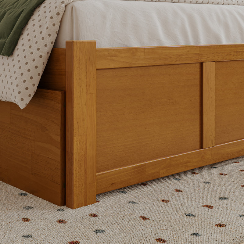 Solid Wood Storage Bed, Twin