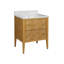 Santos 28" Center Single Bathroom Vanity with Vanity Top-1773910573