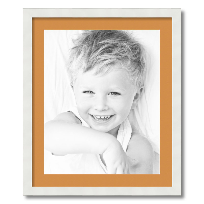 Matte Picture Frame with Mat, Amber