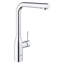 Essence Pull Out Single Handle Kitchen Faucet with Accessories-18944086