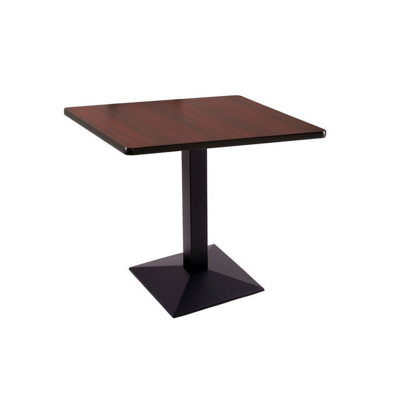 Dining Table, 30" H x 30" L x 30" W, Black