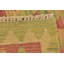 Tapis en laine rouge 3 pi 3 po x 5 pi en laine one-of-kind main-noué la new age Elland