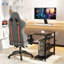 Support pour ordinateur réglable avec roulettes, chariot à roulettes pour PC à 2 niveaux avec gestion des câbles, support de bureau d'ordinateur réglable en hauteur pour les jeux de bureau à domicile, rétro-1541909840