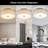 Arnella Linen LED Flush Mount