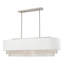 Lustre pour îlot de cuisine à 3 lumières avec accents de cristal Claudelle-32923435-32923436