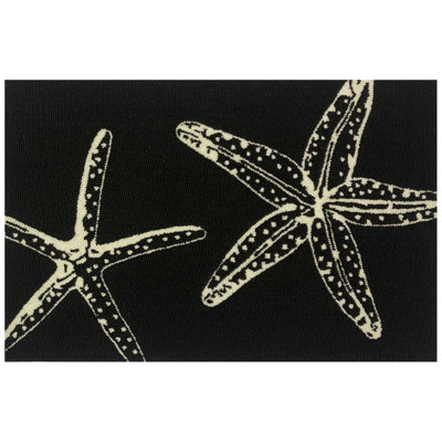 Étoile de mer contour noir_26349