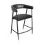 Preston Top Grain Leather Counter Stool Chair