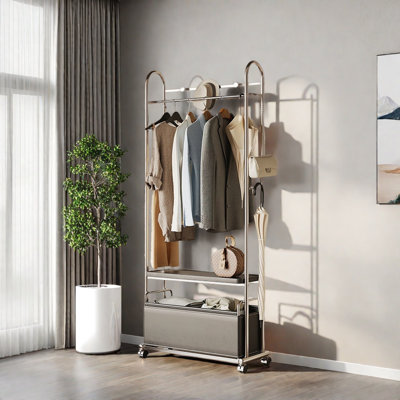 Hall Tree with Aluminum Hooks