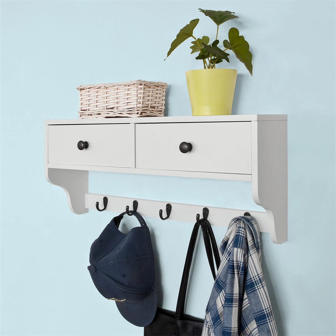 Wall 5 - Hook Wall Mounted Coat Rack