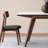 White Ash Sintered Table Oak Chairs Set