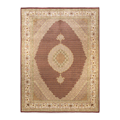 Classic One-of-a-Kind 9' 2" X 12' 4" Hand Knotted Area Rug