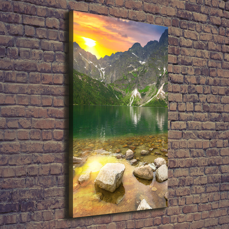 Raspberry And Water - Wrapped Canvas Print