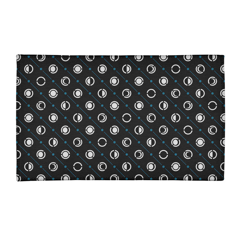Chenille Geometric Indoor Rug, Rectangle 3' x 5'