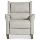 Weller 32.3" Wide Genuine Leather Power Wing Chair Recliner