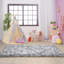 Tapis à poil long Antonije Tie Dye-410298549-454456060