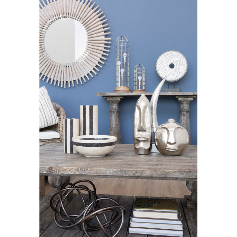 Becerra Metal Table Vase, 28cm H x 28cm W x 19cm D