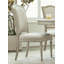 Chaise d'appoint rembourrée Daniella - crème