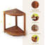 Banc de douche en bois manufacturé Evanas