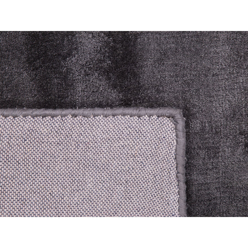 Matos Solid Colour Viscose Hand Woven Area Rug, Rectangle 160 x 230cm