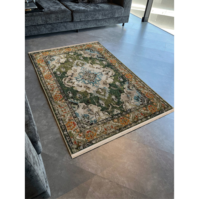 Tapis rectangulaire Waiel, Tapis de couloir 4 pi x 9 pi 11 po