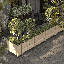Jardinière surélevée roulante en bois non finie avec roues verrouillables l 40 po x H 36 po x P 12 po-140659849-140659404