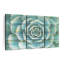 Ensemble de 3 plantes grasses sur toile-741247156