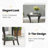 Carolina 5 Piece Swivel Chairs Seating Group With Cushions And Ottoman-197985707-197985709