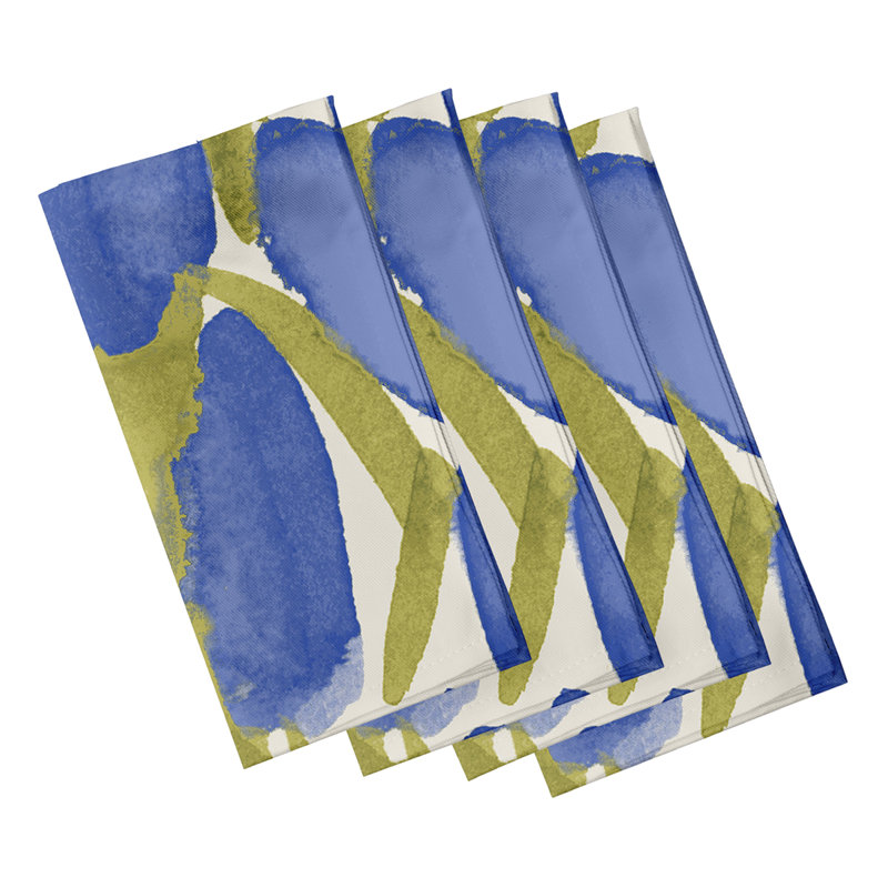 Polyester Floral Square Napkin