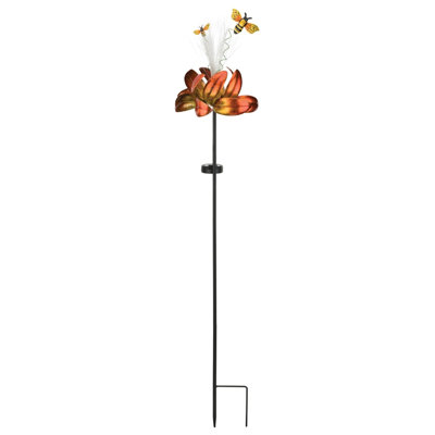 Tourne-vent 45 pouces en métal et acrylique et solaire à énergie solaire standard