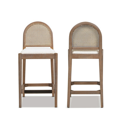 Tabouret de comptoir rembourré Cossette