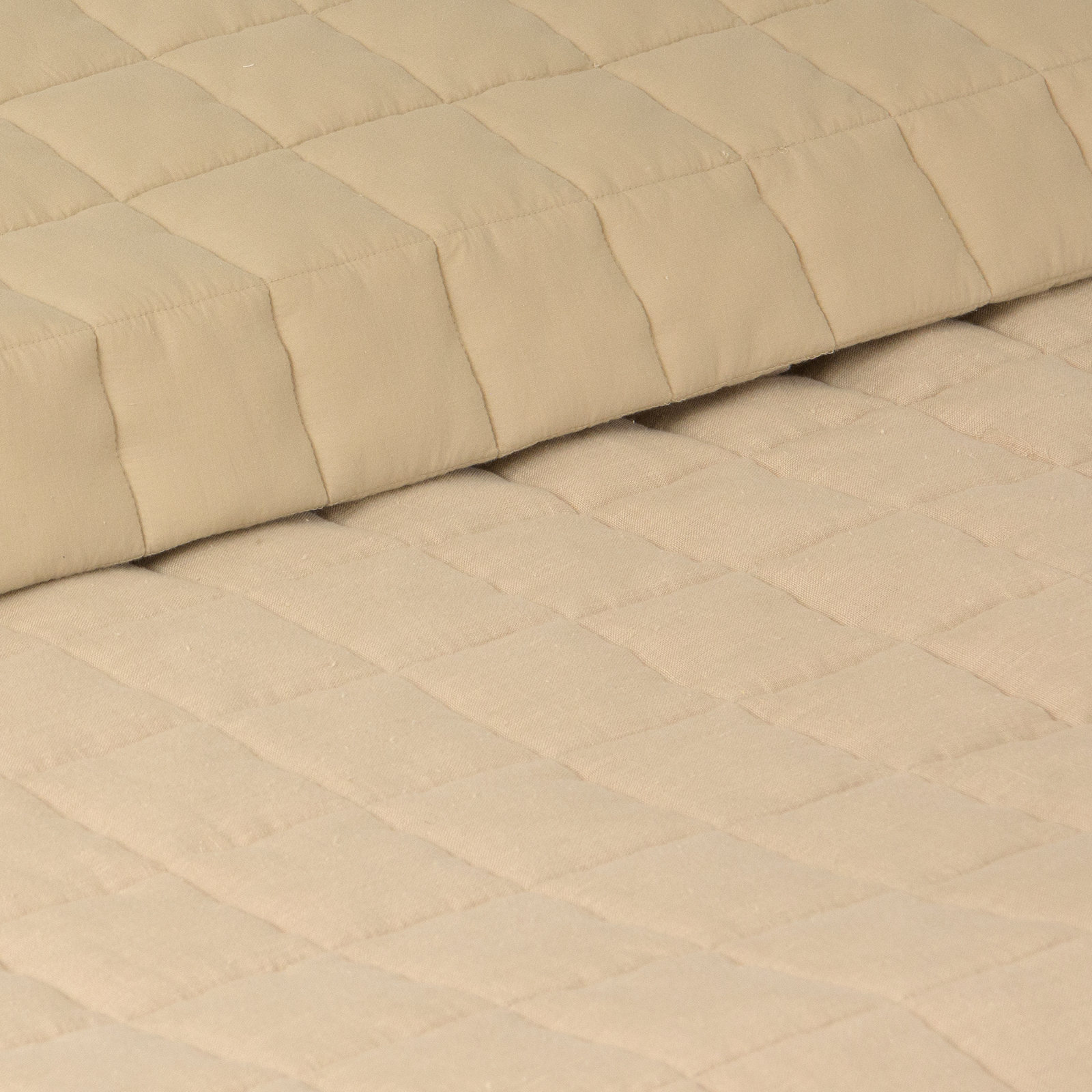 Hatley Quilt, King Quilt, Natural