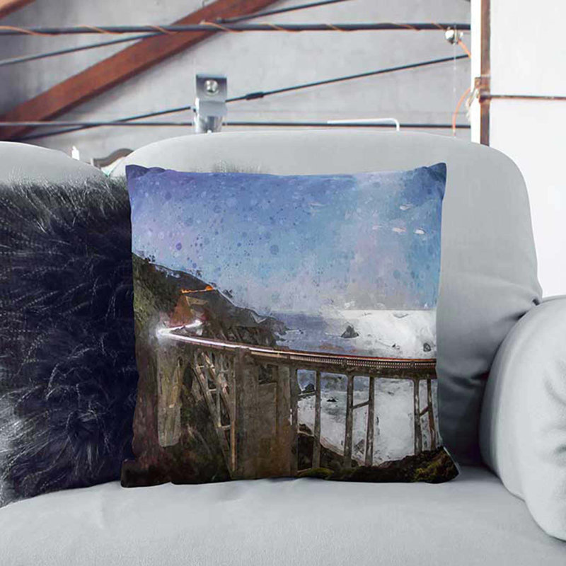 Square Cushion, White, 55 x 55 cm