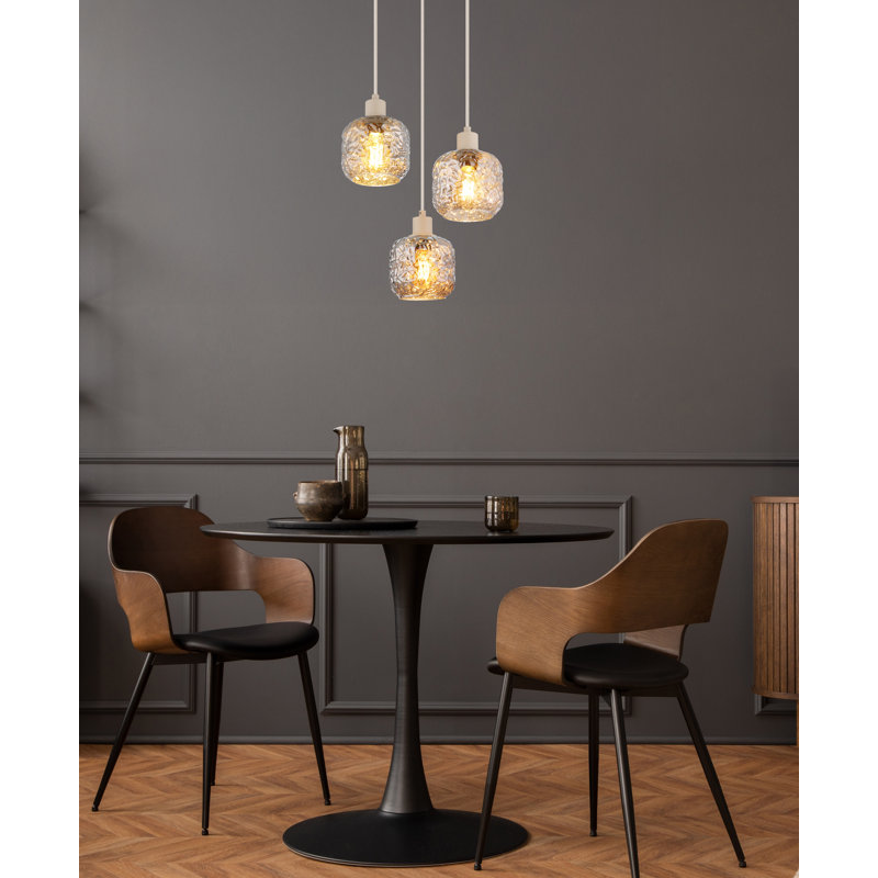 Sumako 3 - Light Bronze Geometric Pendant