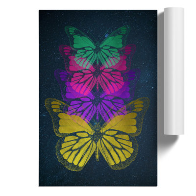 Cosmic Butterflies - Frameless Print