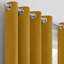 Myron Heavy Crushed Velvet Eyelet Room Darkening Thermal Drape Curtains-1459036494-1459036595