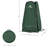 Wakeman Pop Up Pod (L) 3.3ft x (W) 3.3ft x (H) 6.2ft - Portable Privacy Tent, Camping Tent, Green-113792969