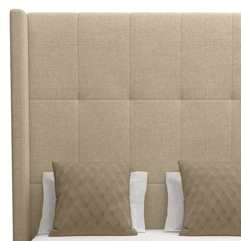 Esparto Upholstered Standard Bed, California King (High), Flax Revolution®