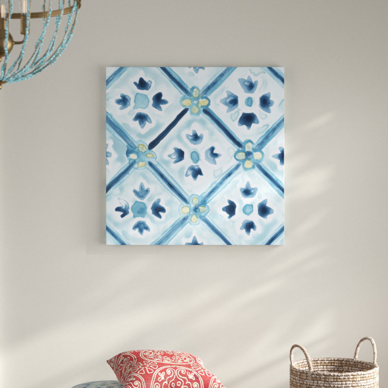 «Medallion Medley II», peinture sur toile, H 20 po x l 20 po, Toile tendue