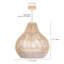 Desota 1 - Light Natural Dome Pendant-224114688