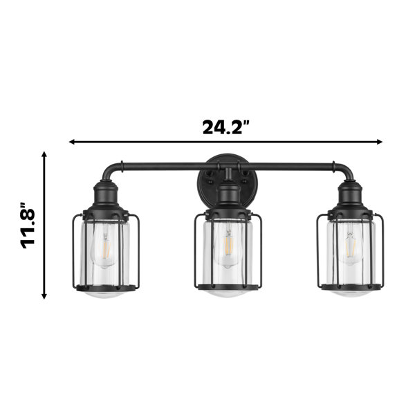 Williston Forge Suzie 3 - Light Dimmable Vanity Light & Reviews 