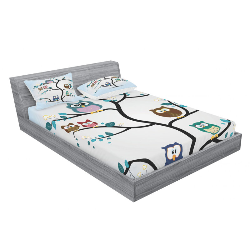 Microfiber Sheet Set, Queen Sheet Set with Fitted Sheet