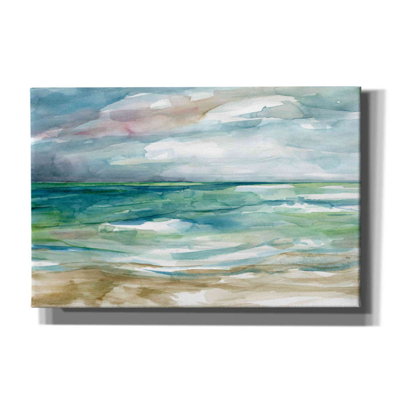 «Low Tide 2» par Jadei, impression sur toile, H 40 po x l 60 po x P 1,5 po