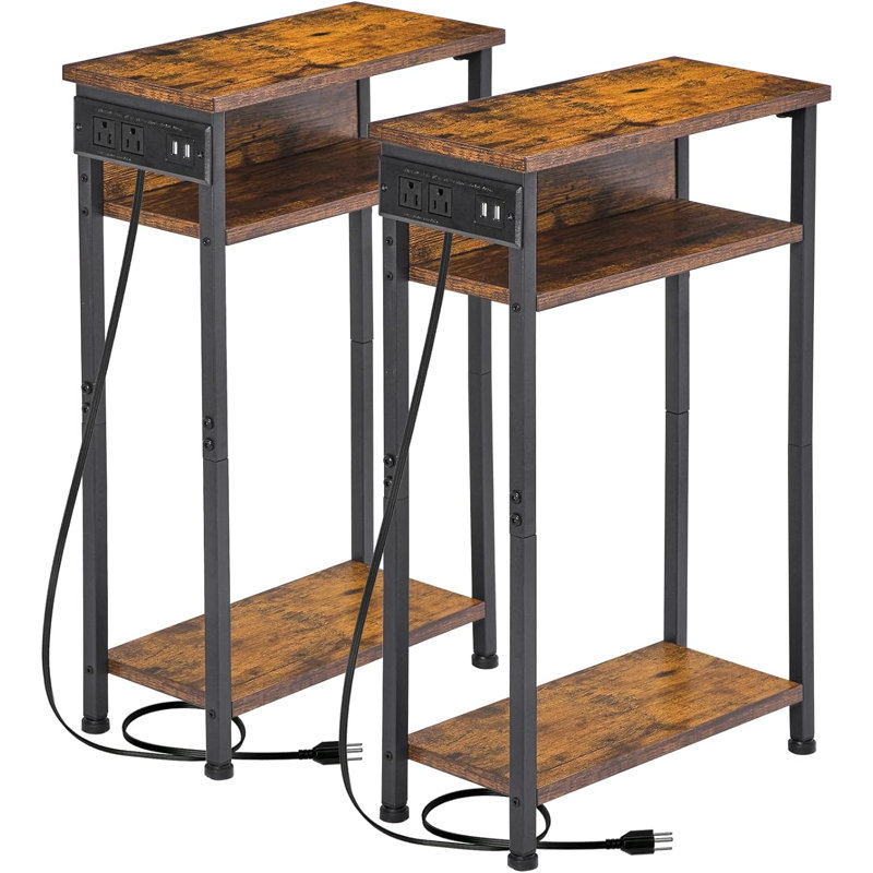 Table de chevet Akhilleus, Brun